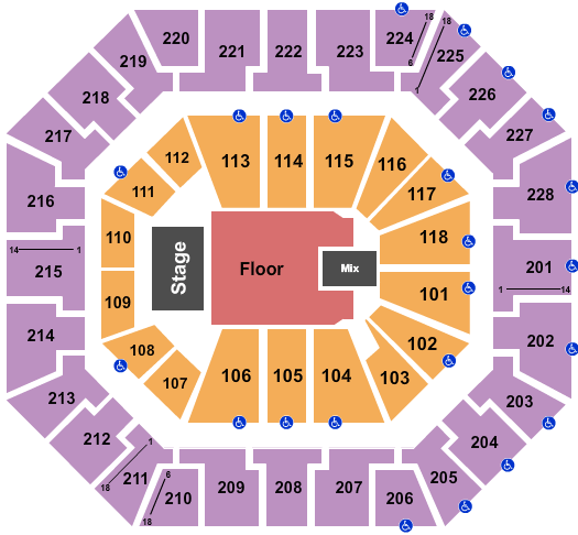 Colonial Life Arena Stevie Nicks Seating Chart